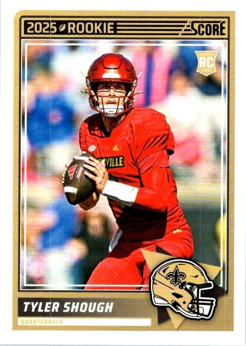 2025 Score Gold Rookies #71 Tyler Shough (RC)