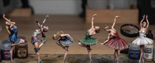 1/35 Scale Beautiful Ballet Dancers 6set Unpa...