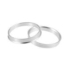 2pcs OD 68mm to ID 64.1mm Aluminium Alloy Car Hub Centric Rings Wheel Bore 