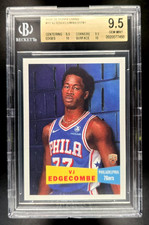 2025-26 Topps NBA Living - VJ EDGECOMBE RC 76ers -  Card #17  GEM MINT BGS 9.5💎