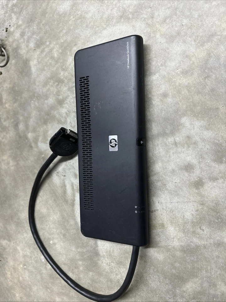 Estación de acoplamiento y replicador de puertos para computadora portátil HP Notebook QuickDock HSTNN-WX05 Foto 4 de 4