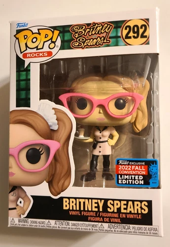Funko Pop Rocks #292 Brittney Spears, 2022 Fall Convention Exclusive