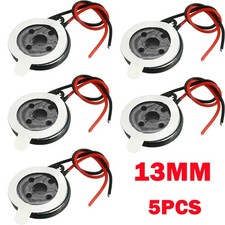 5x 13mm Dia 8Ohm 1W 2-Wire Audio Mediant Internal Magnetic Speaker For Arduino
