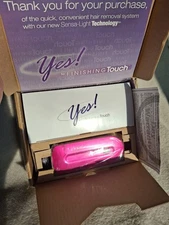 Yes! Finishing Touch Hair Remover Light Flawless Painless Hot Pink New Epilator