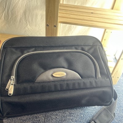 Hampton Reisegepäck schwarz Reisetasche 44x28x18 cm ca.