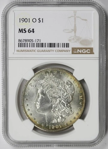 1901-O Morgan Dollar $1 MS 64 NGC