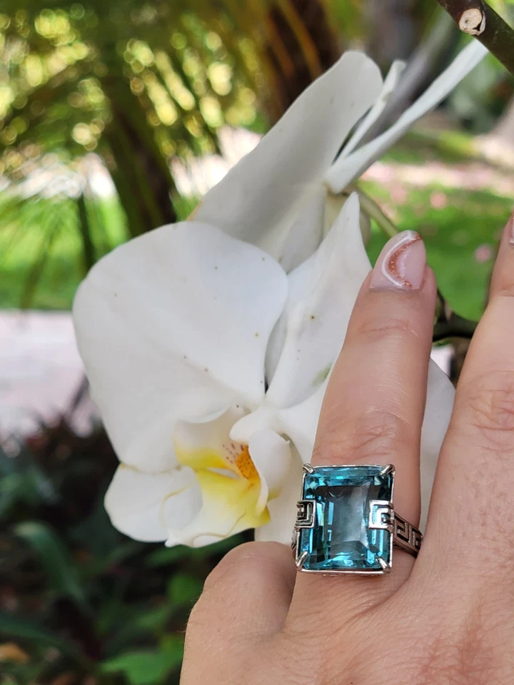 Diosa griega aguamarina - talla 7 Foto 4 de 4