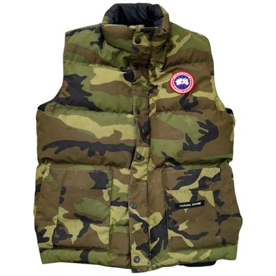 Canada Goose Men's Freestyle Camo Gilet Khaki S UK