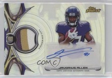 2015 Topps Finest Rookie Refractor Javorius Allen #RRAP-JAL Patch Auto s3g