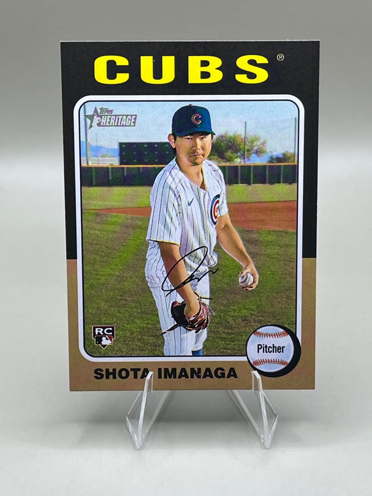 2024 Topps Heritage High Number: Shota Imanaga #564 - Chrome /699 - (RC) Cubs