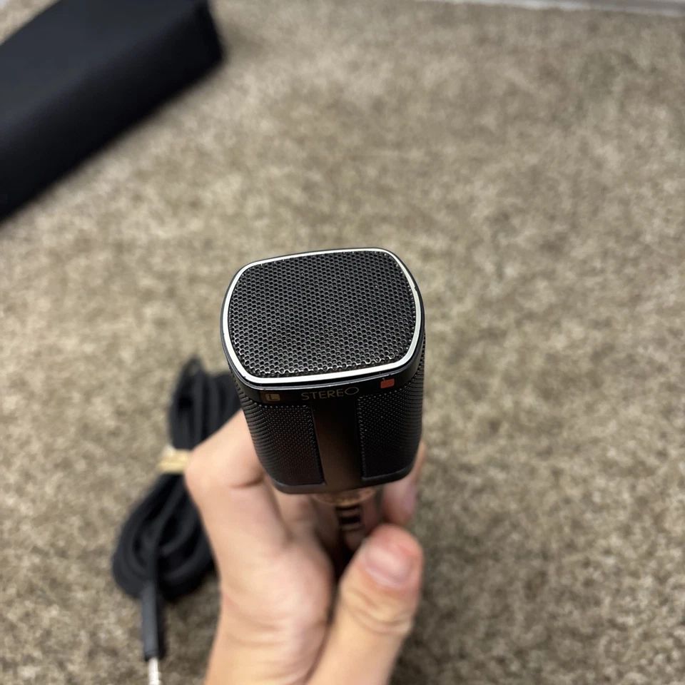 Sony F-99LT One Point Dynamic Stereo Microphone | Vintage Untested - Image 3 of 4