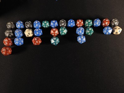 MTG D20 Dice Selector  ** Choose your set ** Big Variety Spindown