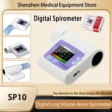 Digital Spirometer SP10 LungBreath Diagnostic VitalographSpirometer