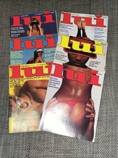 6 Stück Lui Männer Magazine 1978 07-12 Sammlerstücke neuwertig + Poster