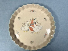 Vintage International China Marmalade Stoneware Pie, Tart, Or Quiche Pan