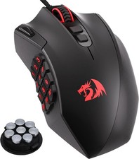 Image of M921 MMO Gaming Mouse, 12400 DPI High Precision Wired RGB Mice W/18 Programmable