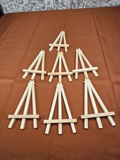 6" Mini Display Easel Natural Wood A-Frame Artist Tripod Stand 7 Pack