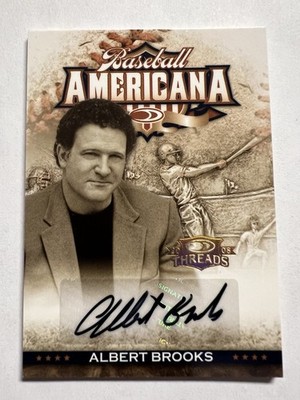 2008 Baseball Americans Albert Brooks Auto /100 Donruss Threads #BA-30