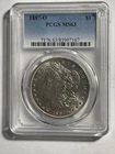 1887-O MORGAN DOLLAR PCGS MS63