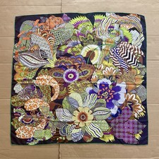 Sciarpa Hermes seta Carre 90 cm Fleurs D’indiennes floreale