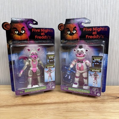 FNAF Five Nights at Freddy's Funtime Freddy & Funtime Foxy Set Of 2 Jazwares