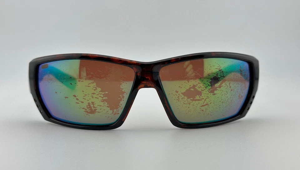 Gafas de sol Costa Del Mar TA 10 Tuna Alley marco verde tortuga espejo 580P -LEER Foto 3 de 4