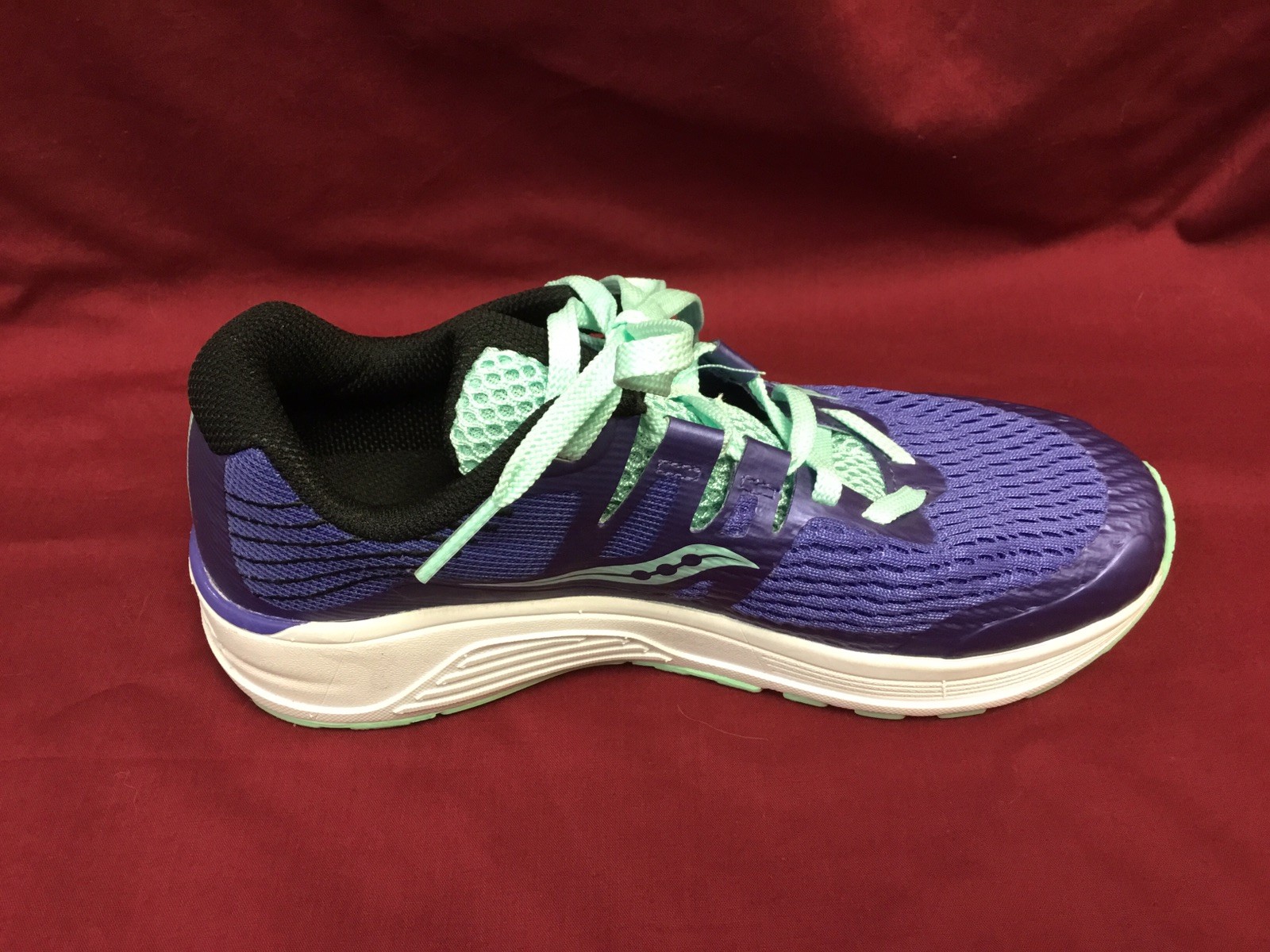 SAOLA Saucony Ride ISO scarpe da corsa viola nere per bambina taglia 4 5 S21000 1