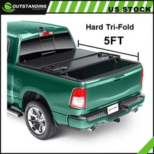 ✅Tonneau Cover Truck Bed 5Ft Fits 04-13 Colorado/Canyon Hard Tri-Fold