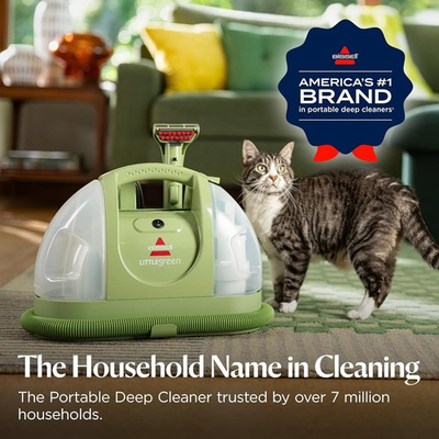 #ad #ad BISSELL Little Green Multi Purpose Portable Carpet and Upholstery Cleaner $39.95