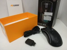 Glorious Model D 2 Ultralight Wireless Ergonomic RGB Gaming Mouse, Black