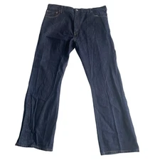 Levi Strauss Co 517 Bootcut Dark Wash Mens Jeans Cotton Classic W42 L34