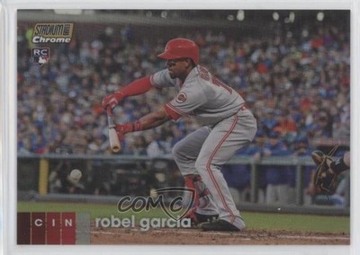 2020 Topps Stadium Club Chrome Gold Refractor 18/50 Robel Garcia Rookie RC 0c2