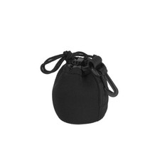 2PCS 2.8" IDx3.9" H Neoprene Lens Pouch Bag Black Lens Case