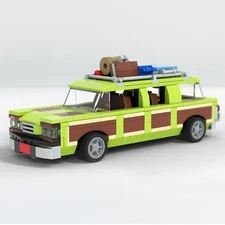 Hot Sale Station Wagon Car Model Building Toys Set for Collection 385