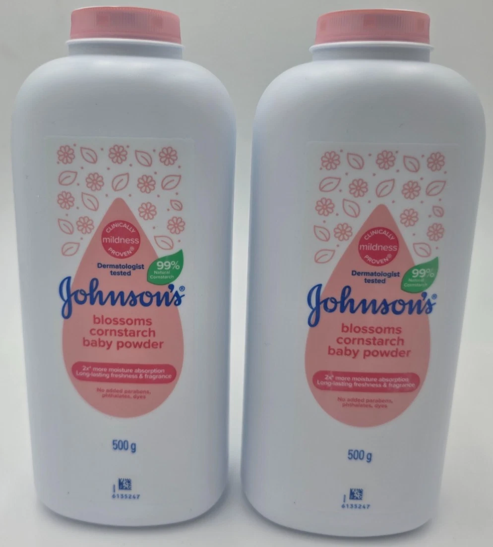 Johnson’s Blossoms Cornstarch Baby Powder 500G NEW ( 2 pc )
Opens in a new window or tab