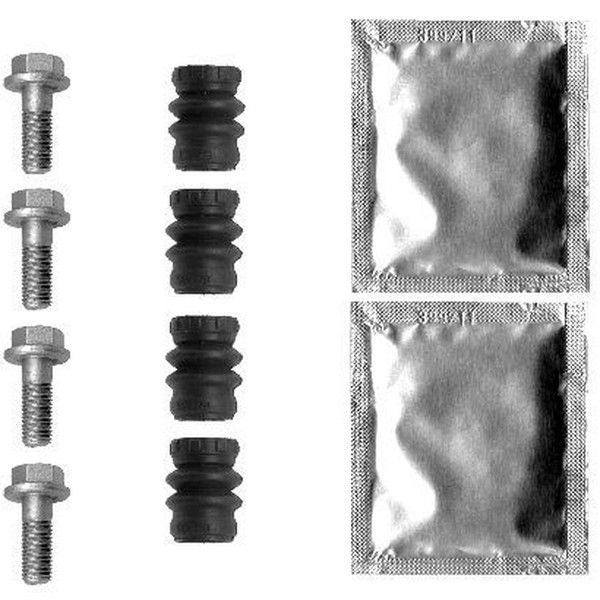 ZubehöRsatz Bremssattel 10 Tlg. Hella FüR U.A. Nissan Primera-image