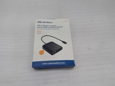 Cable Matters USB-C multiport adapter with 8K HDMI  Power Delivery 201348-BLK