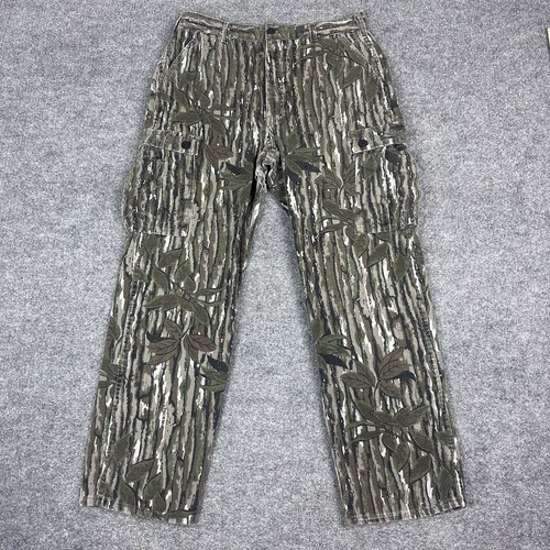 VTG Walls Realtree Camo Pants Mens Medium Cargo Pockets 90s Hunting 33x30 READ - Picture 1 of 20