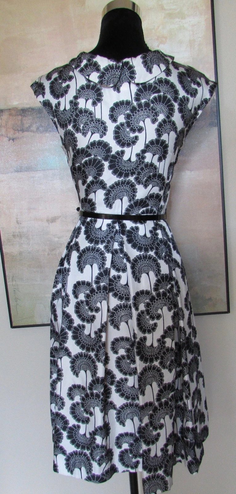 Abito Kate Spade Florence Broadhurst giapponese floreale tubino seta tg 00