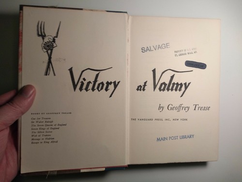 Victory at Valmy by Trease, Geoffrey Vanguard Press, New York, 1960 HCDJ MINT - Picture 3 of 8
