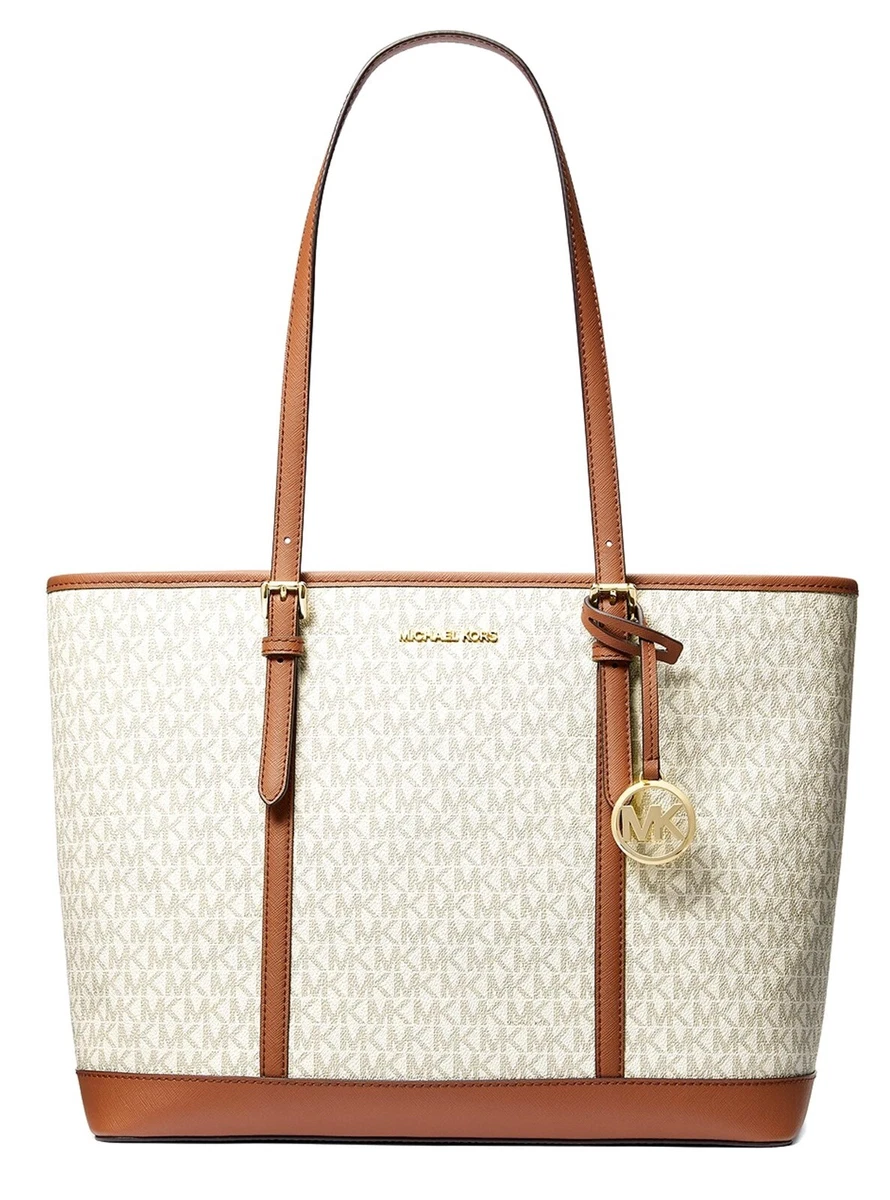 Michael Kors Women s Bag Handbag Shopper Jet Set Travel LG Shldr Vanilla New