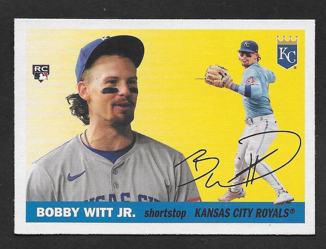 2025 Topps Heritage BOBBY WITT Jr RC Heritage 25th Anniversary -KC ダ*ン様 Bobby Witt Jr. TOPPS NOW auto 01/25