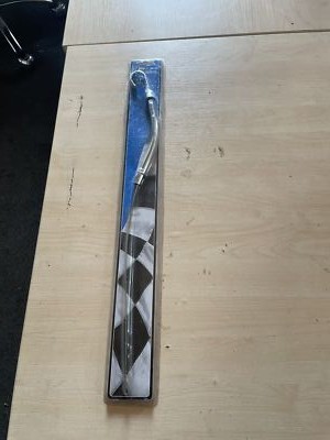 1955-79 Chevy Chevrolet Ölmeßstab Oil Dip Stick Chrom Mr Gasket 6235 Motorölmeßs