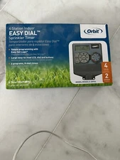 Orbit 6 Station Indoor Easy Dial Sprinkler Timer Model 58956