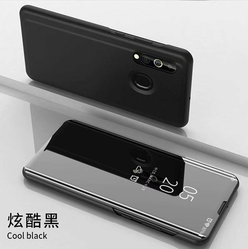 For Samsung A14 A15 A16 S24 S25 Ultra Slim Mirror Leather Smart Case View Cover - Picture 14 of 28