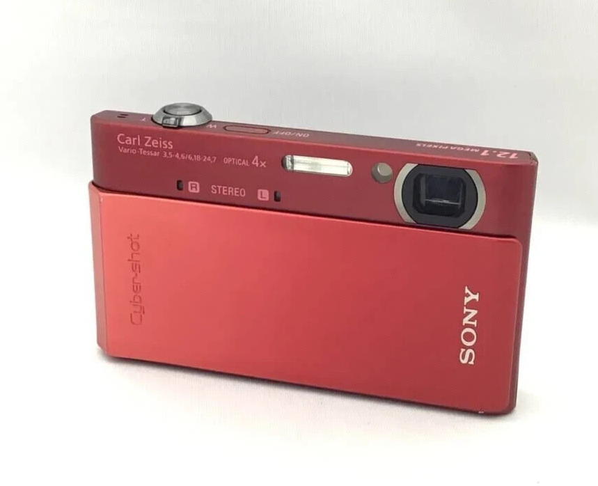 Sony Digital Camera DSC-T900 Cyber Shot RedRed 4.0x 12.1MP Digital