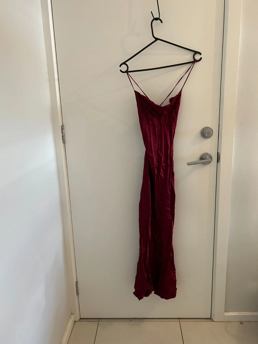 Bec and bridge deals red slip dress