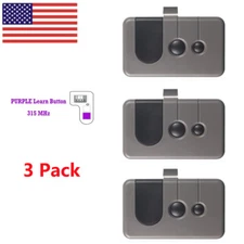 For Sears Craftsman 3-Button Garage Door Remote Control 139.53753 371ML 315MHz