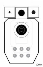 JDC-1 [JDC1] Justified Defensive Concepts Target, (15) 22.5" x 35" FREE SHIPPING