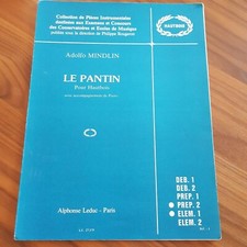 Le Pantin, pièce pour hautbois et piano - Adolfo Mindlin